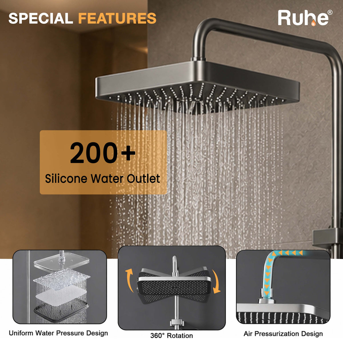 River Smart Shower Panel Set