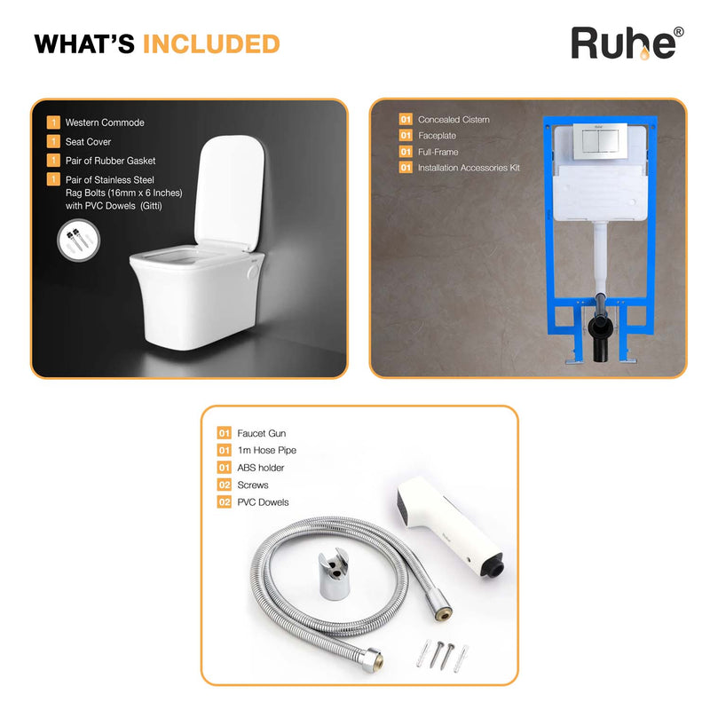 Wall-Hung Toilet Installation Bundle