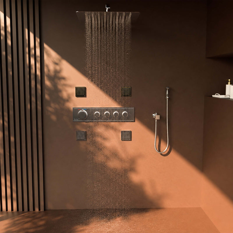 Aurora 4-Function Thermostatic Diverter
