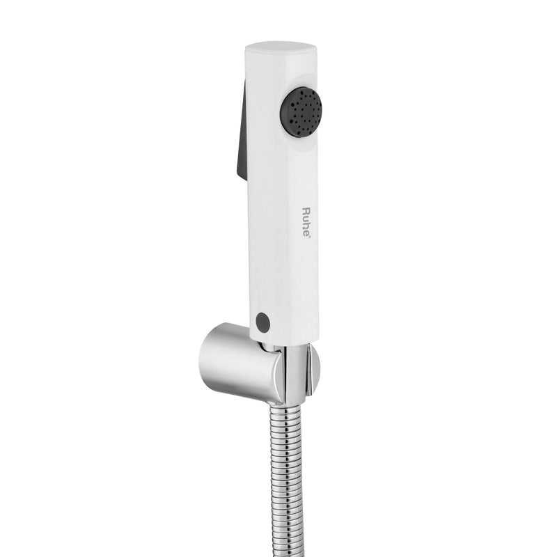 Ion White Health Faucet with 304-Grade SS Hose & Hook