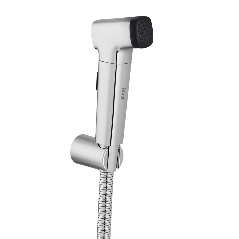 Spin Chrome Health Faucet with 360° Swivel Head and 304-Grade SS Hose & Hook