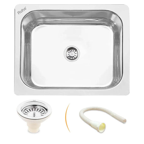 Single Bowl Kitchen Sink (27 x 21 x 9 Inches)
