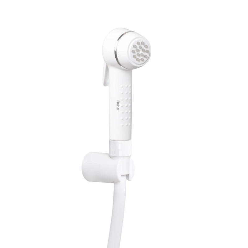 Ring White Health Faucet with Hose & Hook