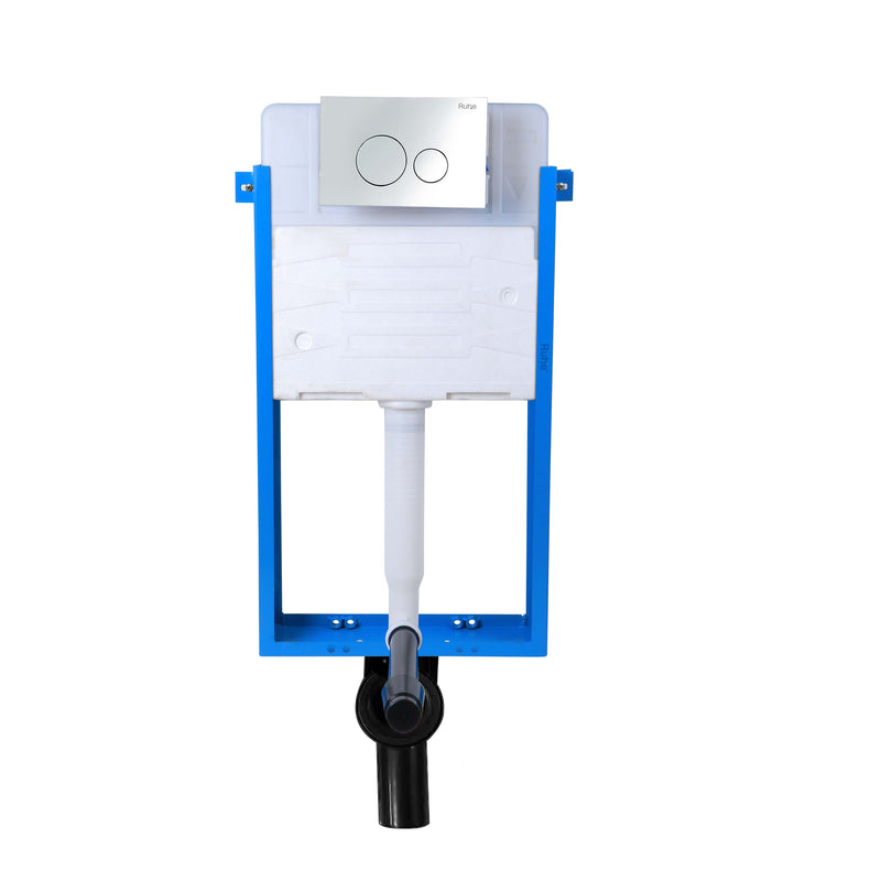 Pneumatic Concealed Cistern for Western Commode with Half Frame