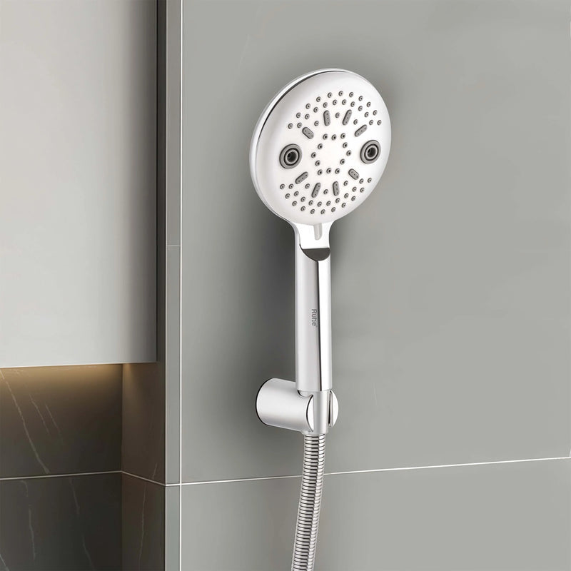 Symbol Triple Flow ABS Hand Shower with 304-grade SS Hose & Hook