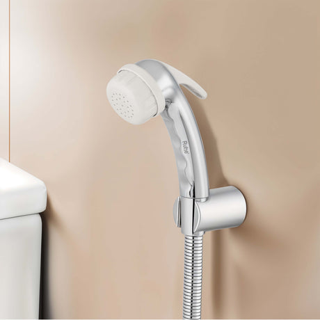 Tesla Chrome Health Faucet with 1 Meter 304-Grade SS Hose & Hook