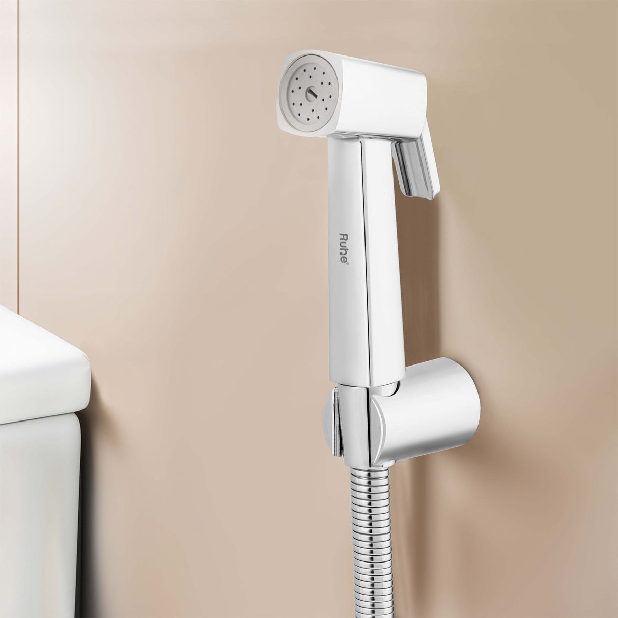 Kelvin Chrome Health Faucet with 1 Meter 304-Grade SS Hose & Hook