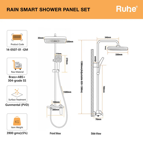 Rain Complete Shower Area Bundle