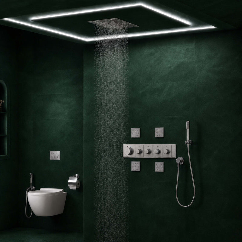 Aurora 4-Function Thermostatic Diverter