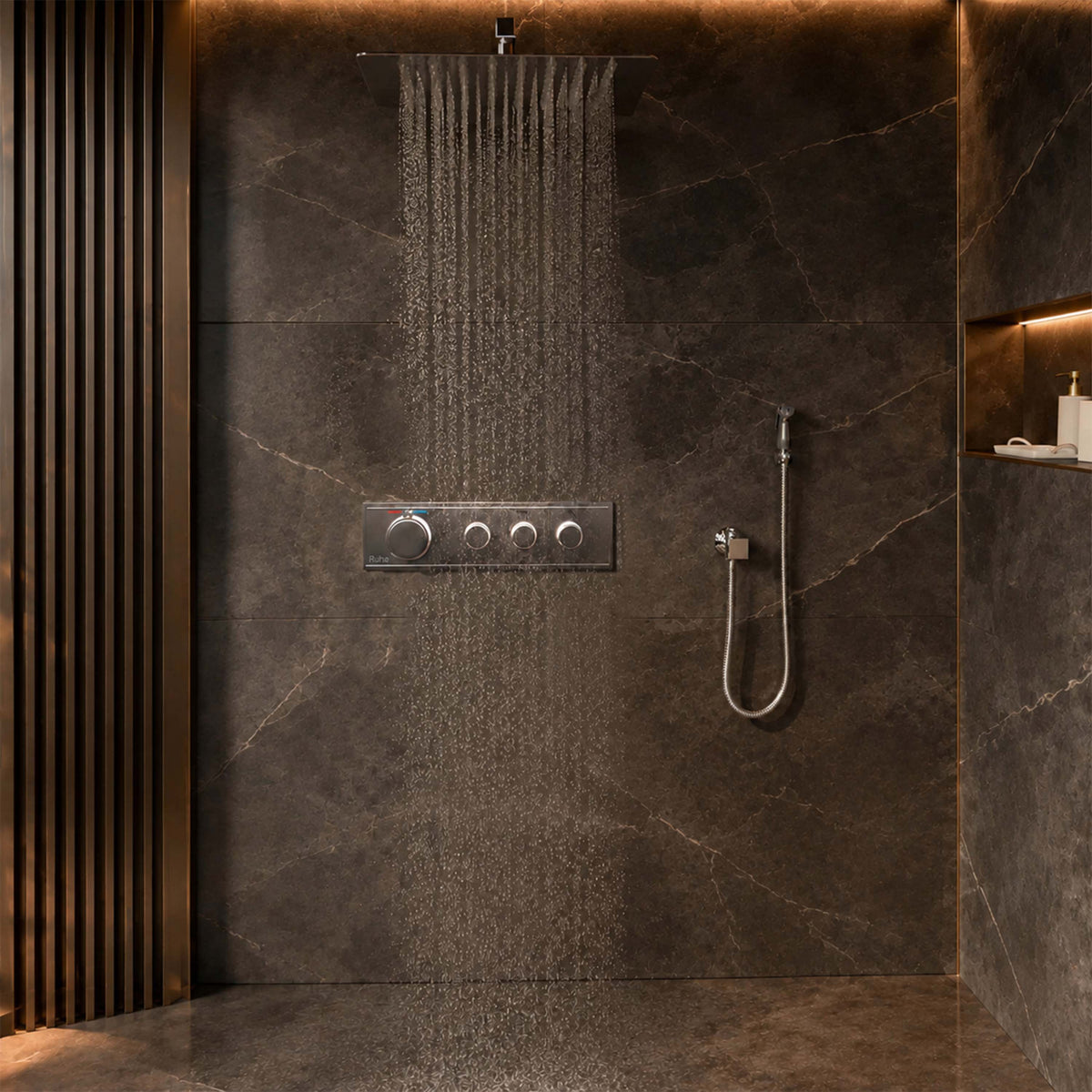 Aurora 3-Function Thermostatic Diverter