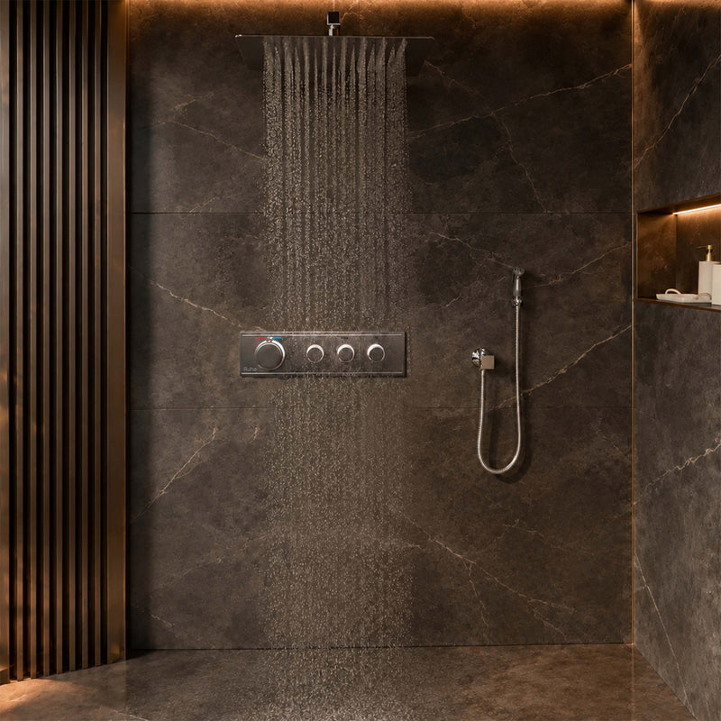 Aurora 3-Function Thermostatic Diverter