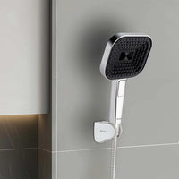 Pure ABS Multi Flow Hand Shower with 304-Grade Shower Tube & Hook – Chrome