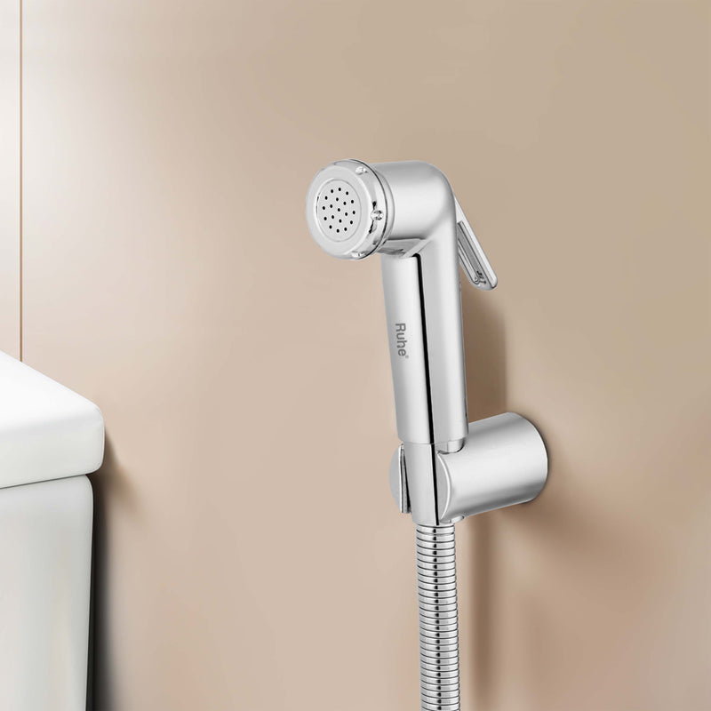 Proton Chrome Health Faucet with 304-Grade SS Hose & Hook