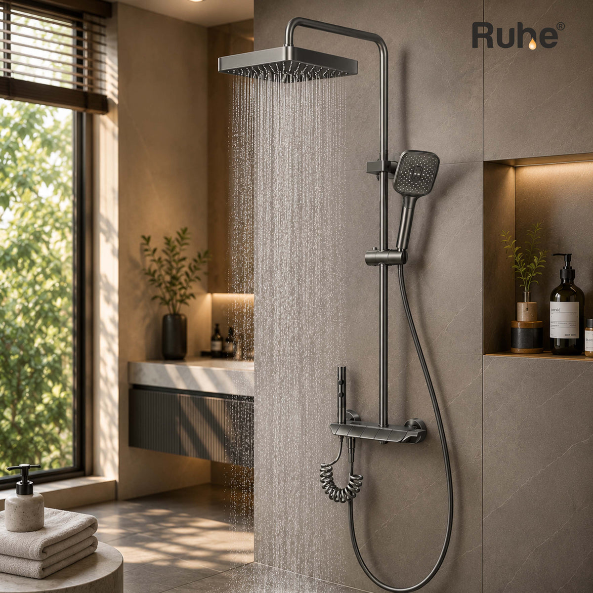 Drizzle Smart Shower Panel Set