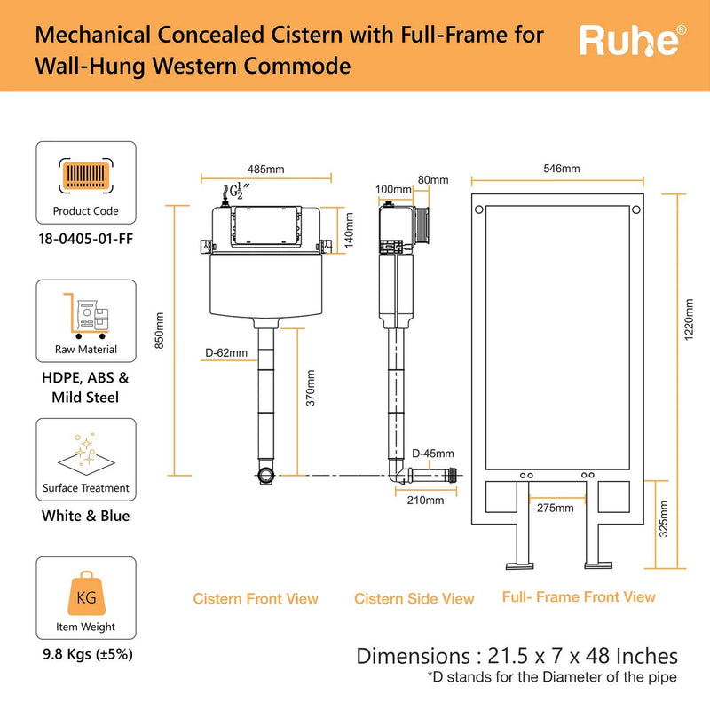 Wall-Hung Toilet Installation Bundle