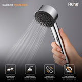 Volt Hand Shower with 304-grade SS Hose & Hook