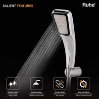 Mist ABS Hand Shower with 304-Grade Shower Tube & Hook – Chrome