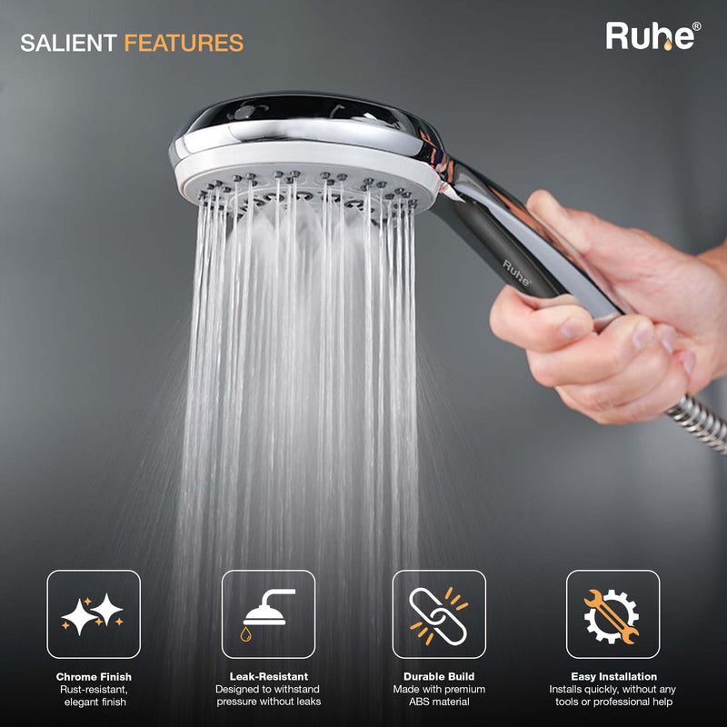 Sigma Multiflow Hand Shower with 304-grade SS Hose & Hook