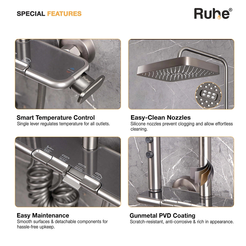 Ripple Smart Shower Panel Set