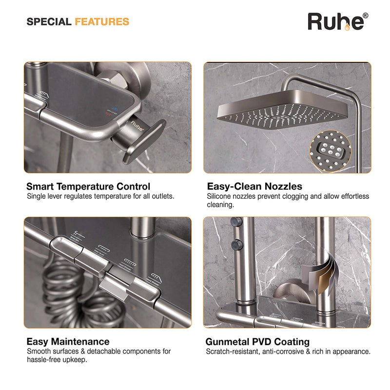 Ripple Smart Shower Panel Set