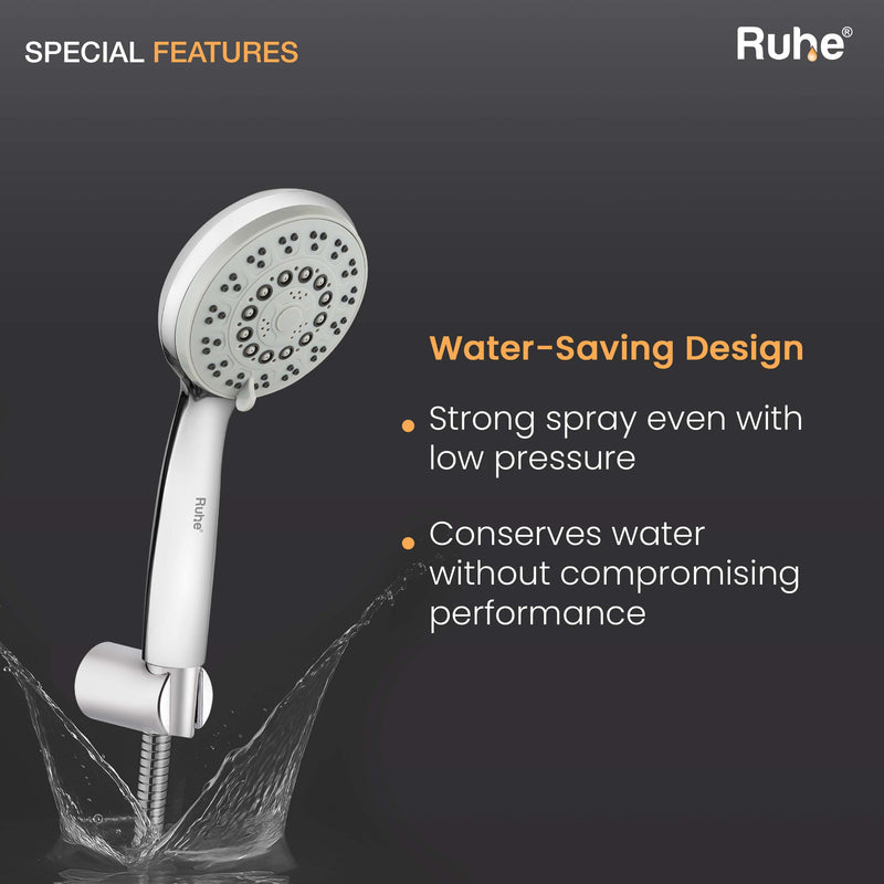Sigma Multiflow Hand Shower with 304-grade SS Hose & Hook