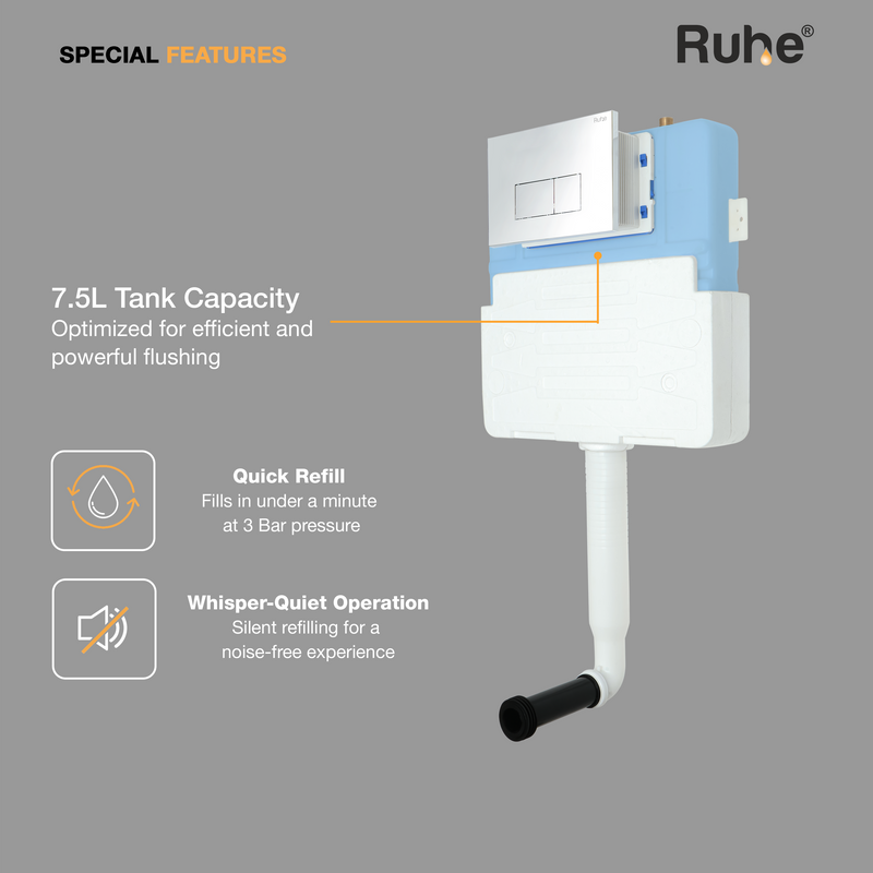 Mechanical Concealed Cistern for Western Commode