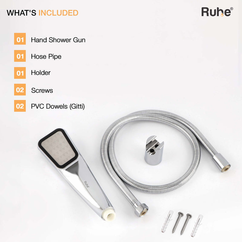 Mist Hand Shower with 304-grade SS Hose & Hook