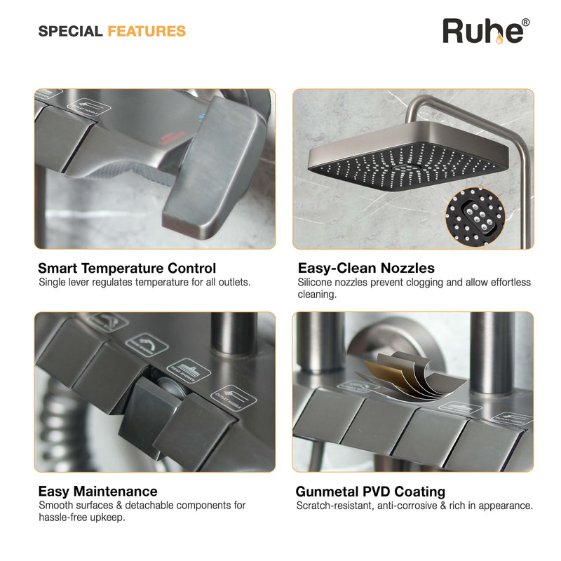 Drizzle Smart Shower Panel Set