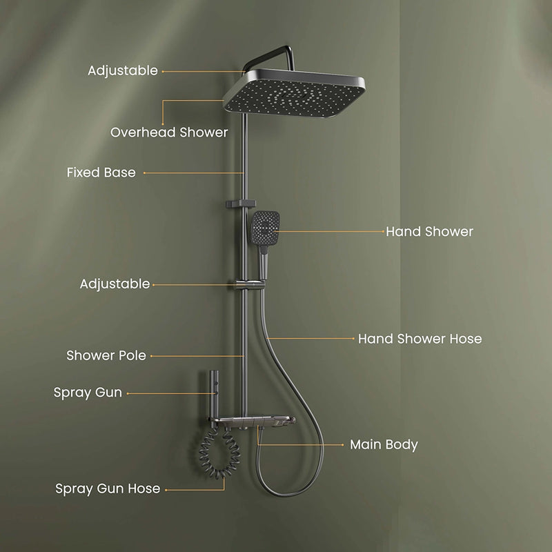 Ripple Smart Shower Panel Set