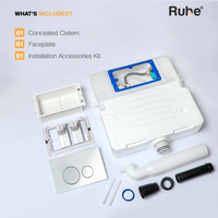 Pneumatic Concealed Cistern for Wall-Hung Commode (Tank Only)