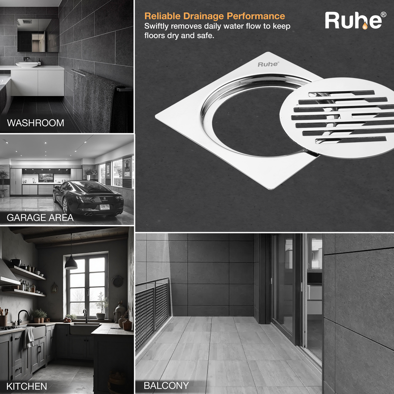 Classic Neon Flat Cut Floor Drain