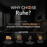 Apex Multiflow Hand Shower with 304-grade SS Hose & Hook