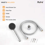 Volt Hand Shower with 304-grade SS Hose & Hook