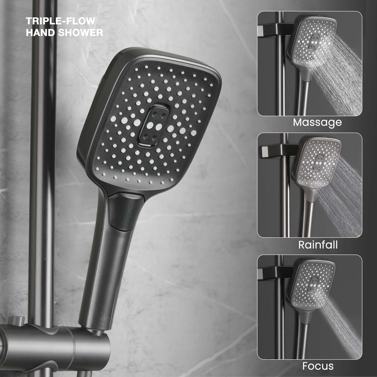 Drizzle Smart Shower Panel Set