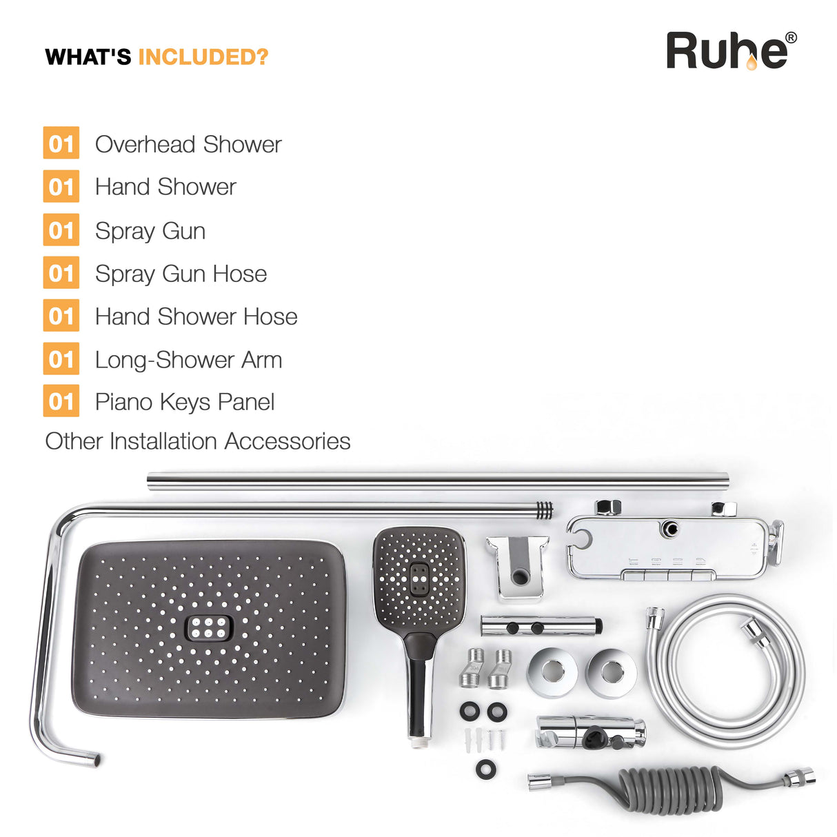 Ripple Smart Shower Panel Set