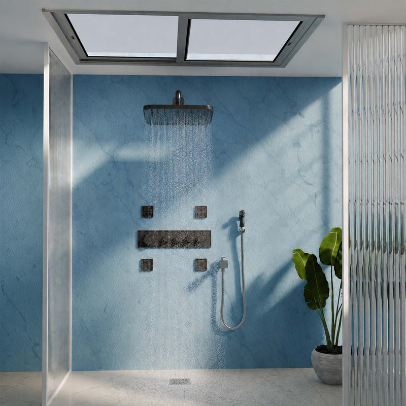 Aurora 4-Function Thermostatic Diverter
