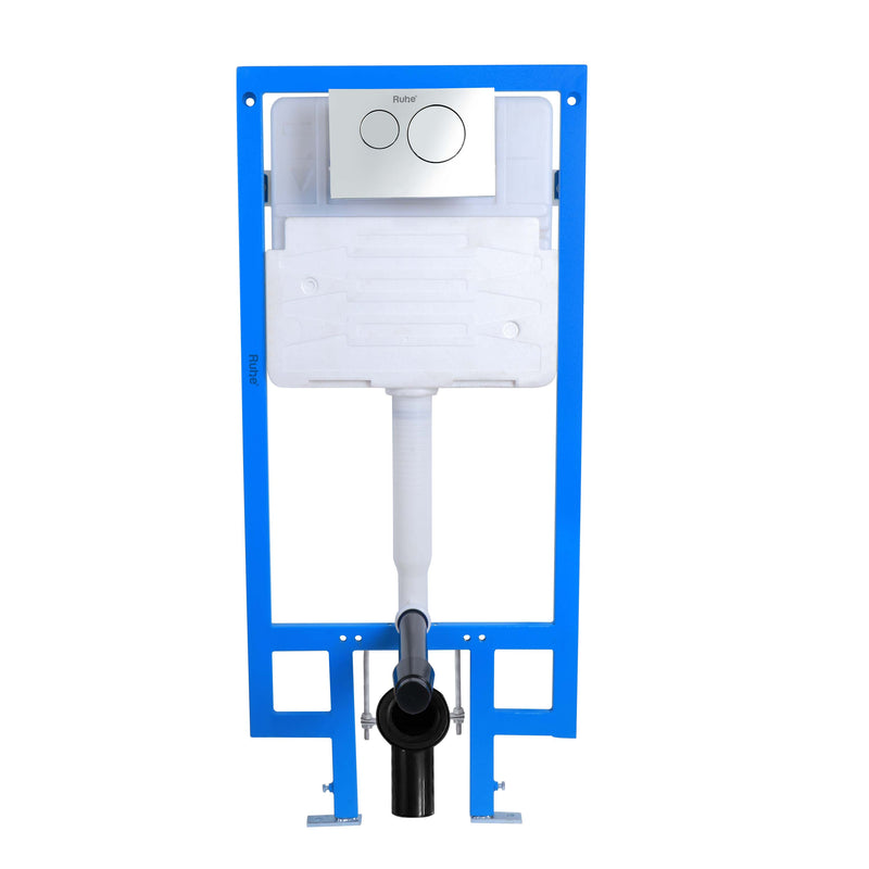 Pneumatic Concealed Cistern for Western Commode with Full Frame