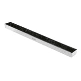 Marble-Insert Shower Drain Channel (2 Inches)
