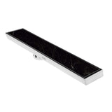 Marble-Insert Shower Drain Channel (3 Inches)