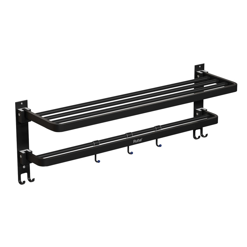 Dual Foldable Towel Rack (24 Inches)