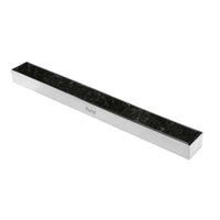 Marble-Insert 304-Grade Shower Drain Channel (2 Inches)