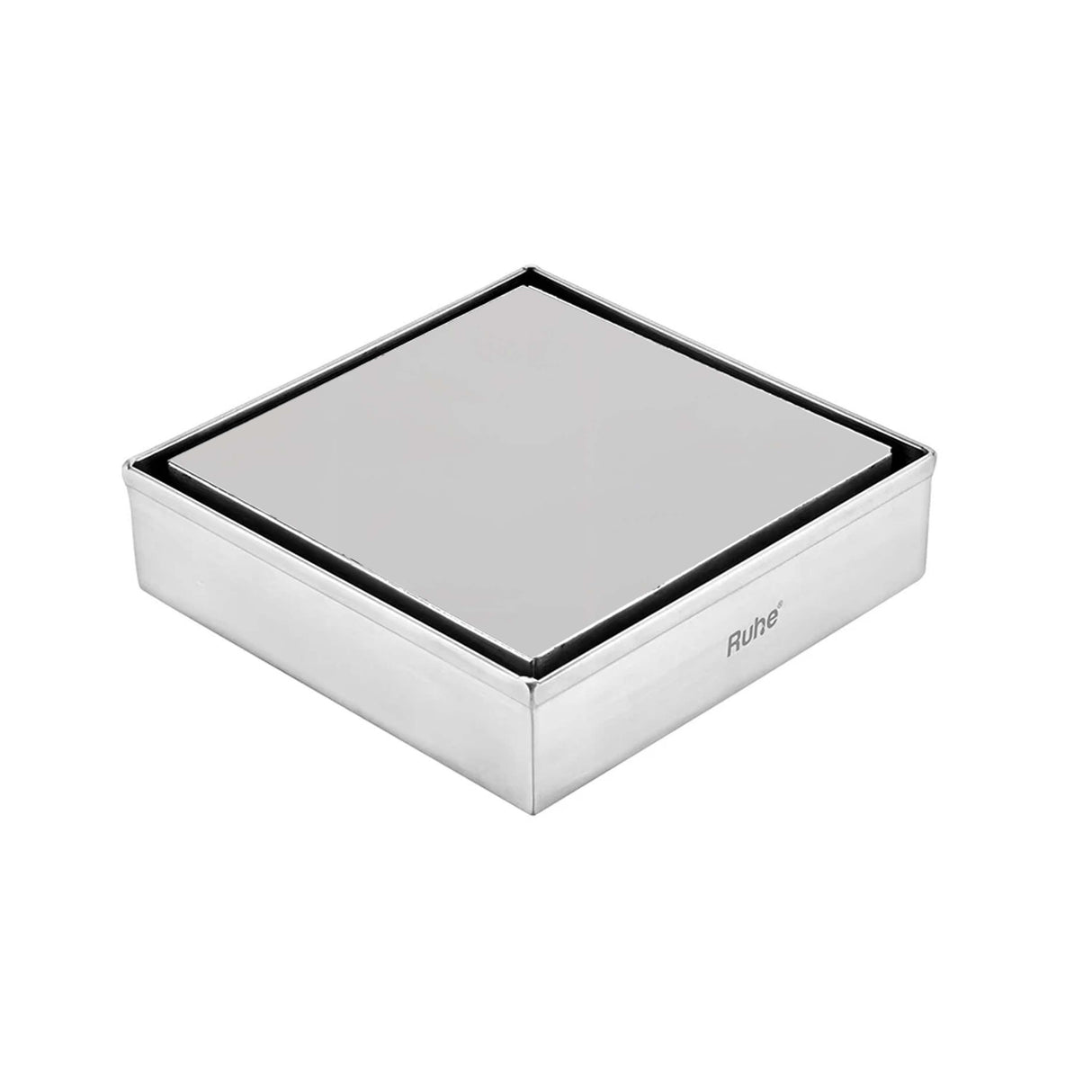 Marble-Insert Shower Drain Channel (4 x 4 Inches)