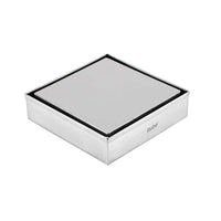 Marble-Insert 304-Grade Square Floor Drain with Cockroach Trap (4 x 4 Inches) – Matt Steel
