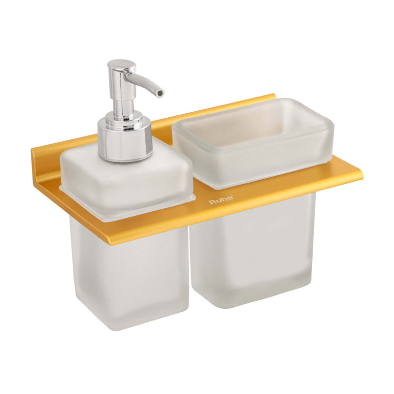 Ember Soap Dispenser With Tumbler Holder