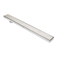 Marble-Insert 304-Grade Shower Drain Channel (4 Inches)
