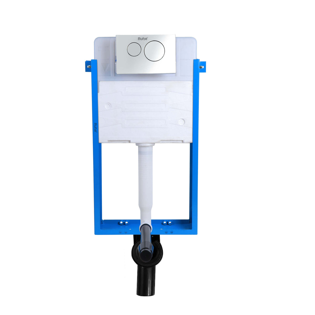 Pneumatic Concealed Cistern for Western Commode with Half Frame – Ruhe