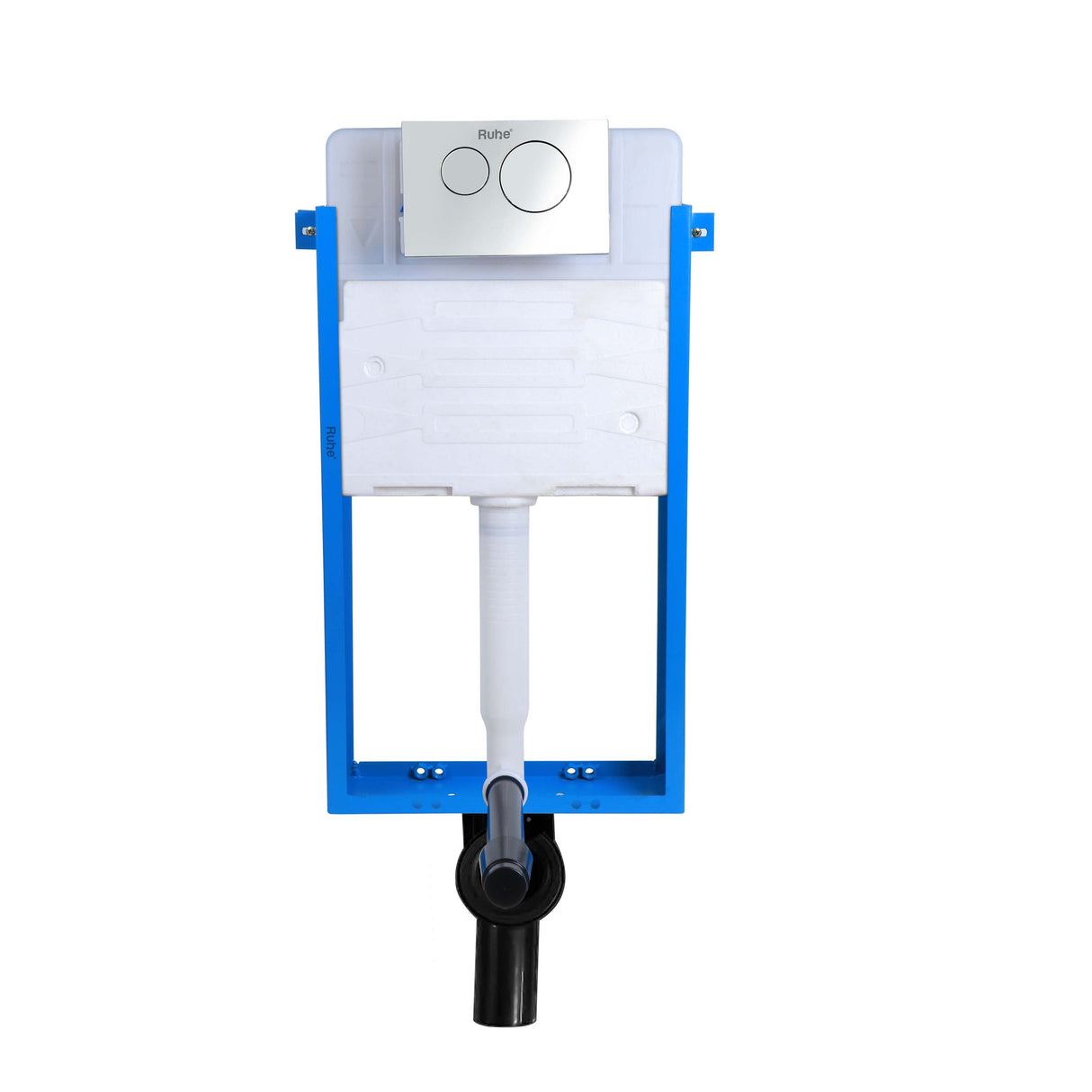 Pneumatic Concealed Cistern for Western Commode with Half Frame