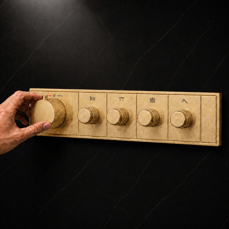 Aurora 4-Function Thermostatic Diverter