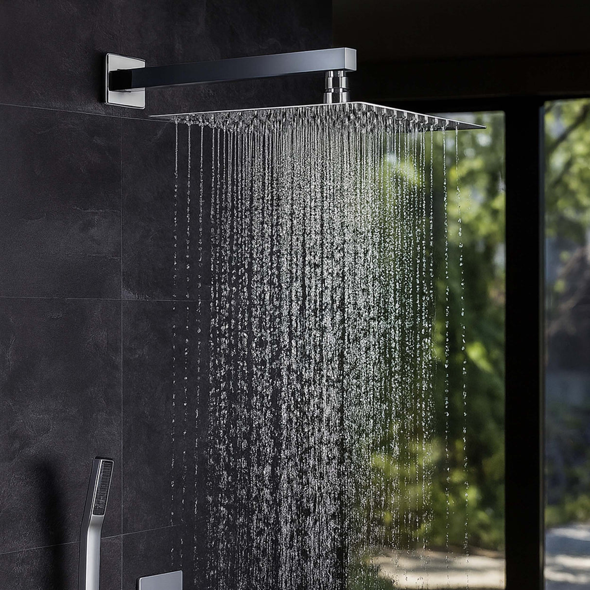 Ultra Sleek 304-Grade SS Overhead Shower