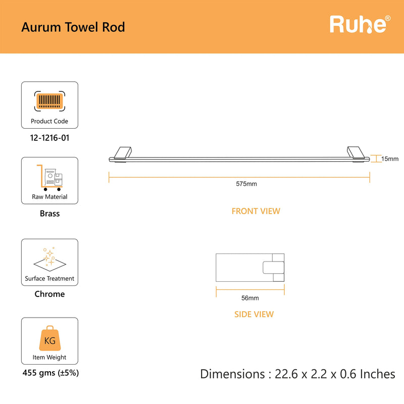 Aurum Towel Rod